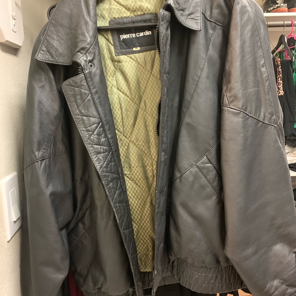 Vintage leather jacket Tasmanian devil